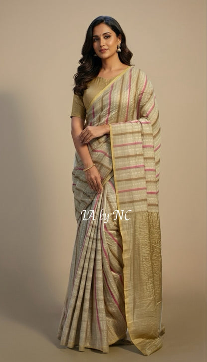Tortilla Banarasi Pure Munga Silk Rangkat Saree