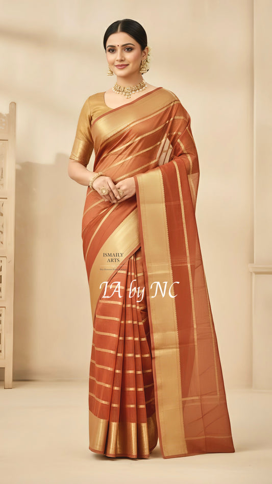 Persian Banarasi Pure Tissue Silk Saree