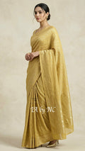 Beige Banarasi Pure Khaddi Georgette Saree
