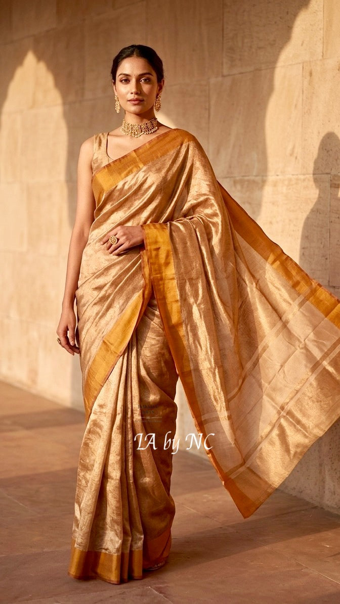 Tiger Banarasi Pure Tissue Silk Saree