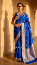 Royal Banarasi Pure Kora Silk Kadwa Saree
