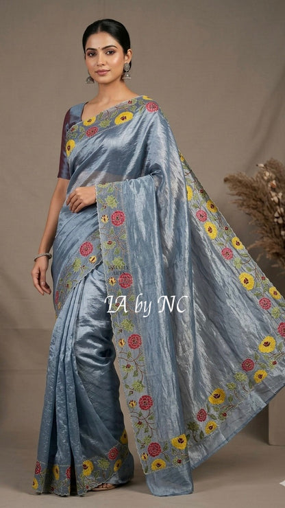 Cool Banarasi Pure Tissue Silk Designer Saree