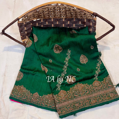 Sacramento Banarasi Pure Khaddi Tussar Georgette Handwork Saree