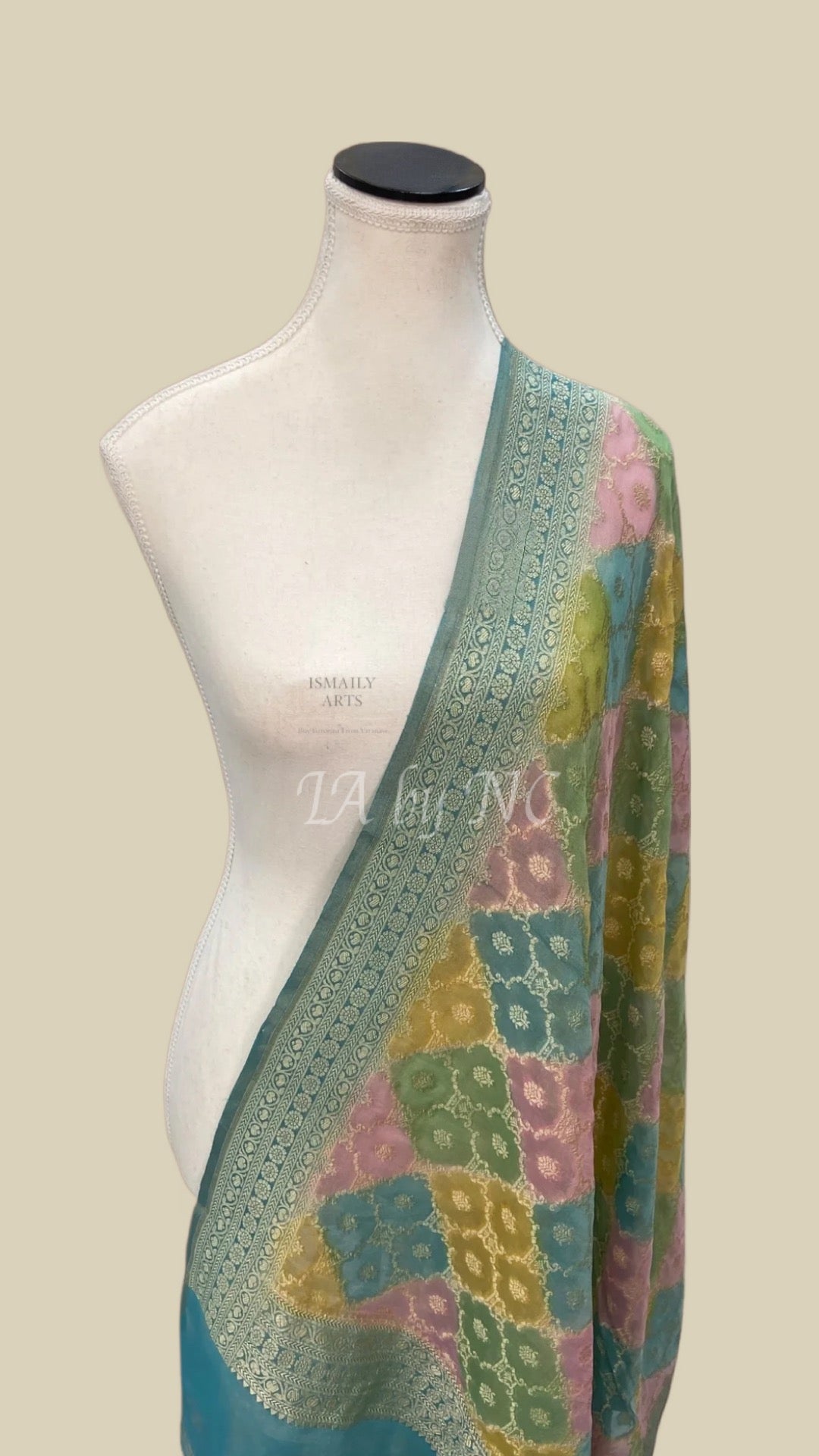 Banarasi Pure Khaddi Georgette Tissue Dupatta