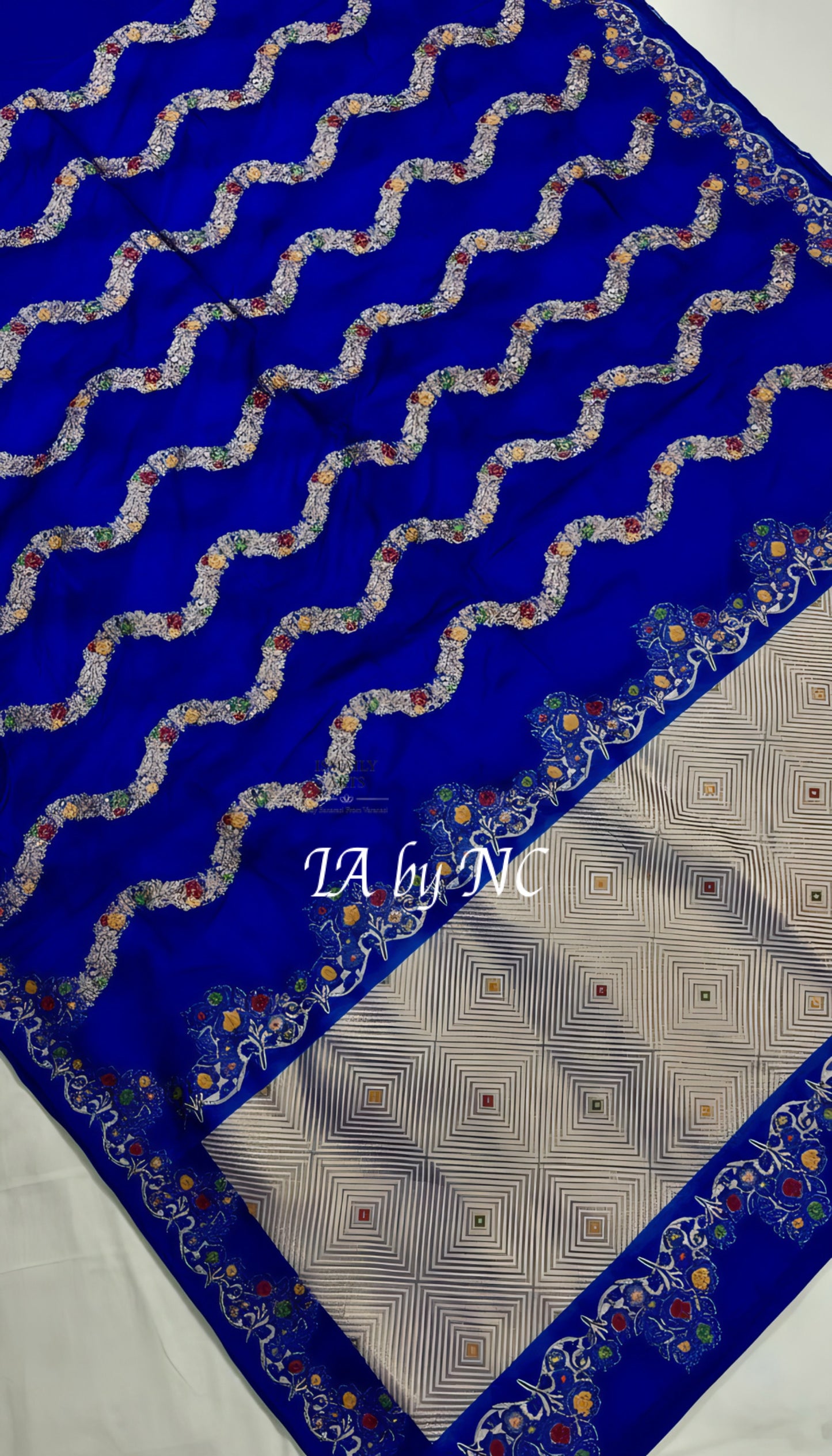 Royal Banarasi Mashru Katan Silk Meenakari Saree