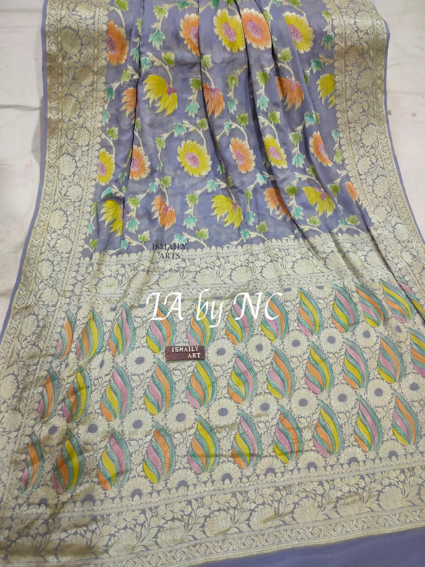 Banarasi Pure Chiffon Georgette Saree