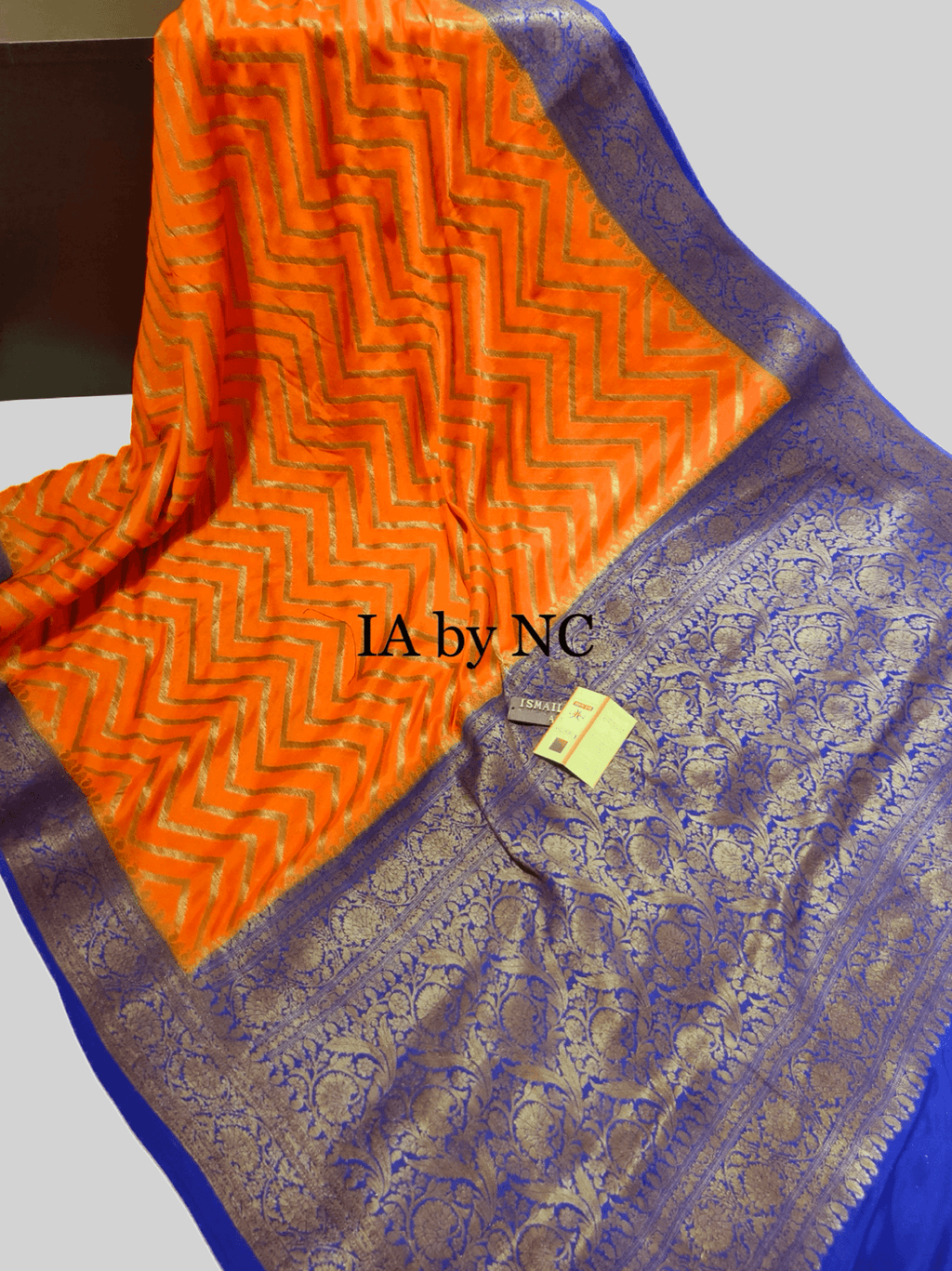 Tiger Banarasi Pure Chiffon Georgette Saree