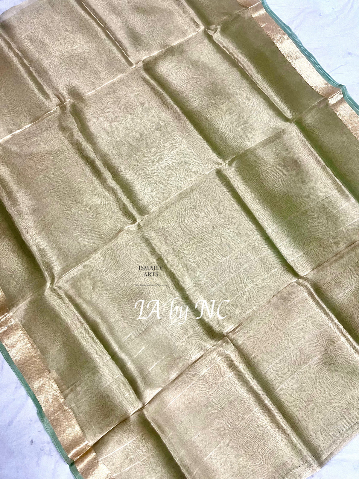 Moss Banarasi Pure Tissue Silk Saree
