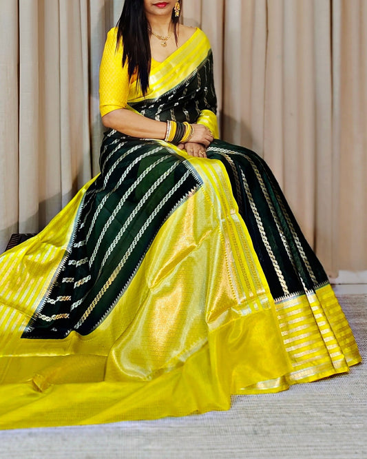 Banarasi Blend Silk Georgette Saree