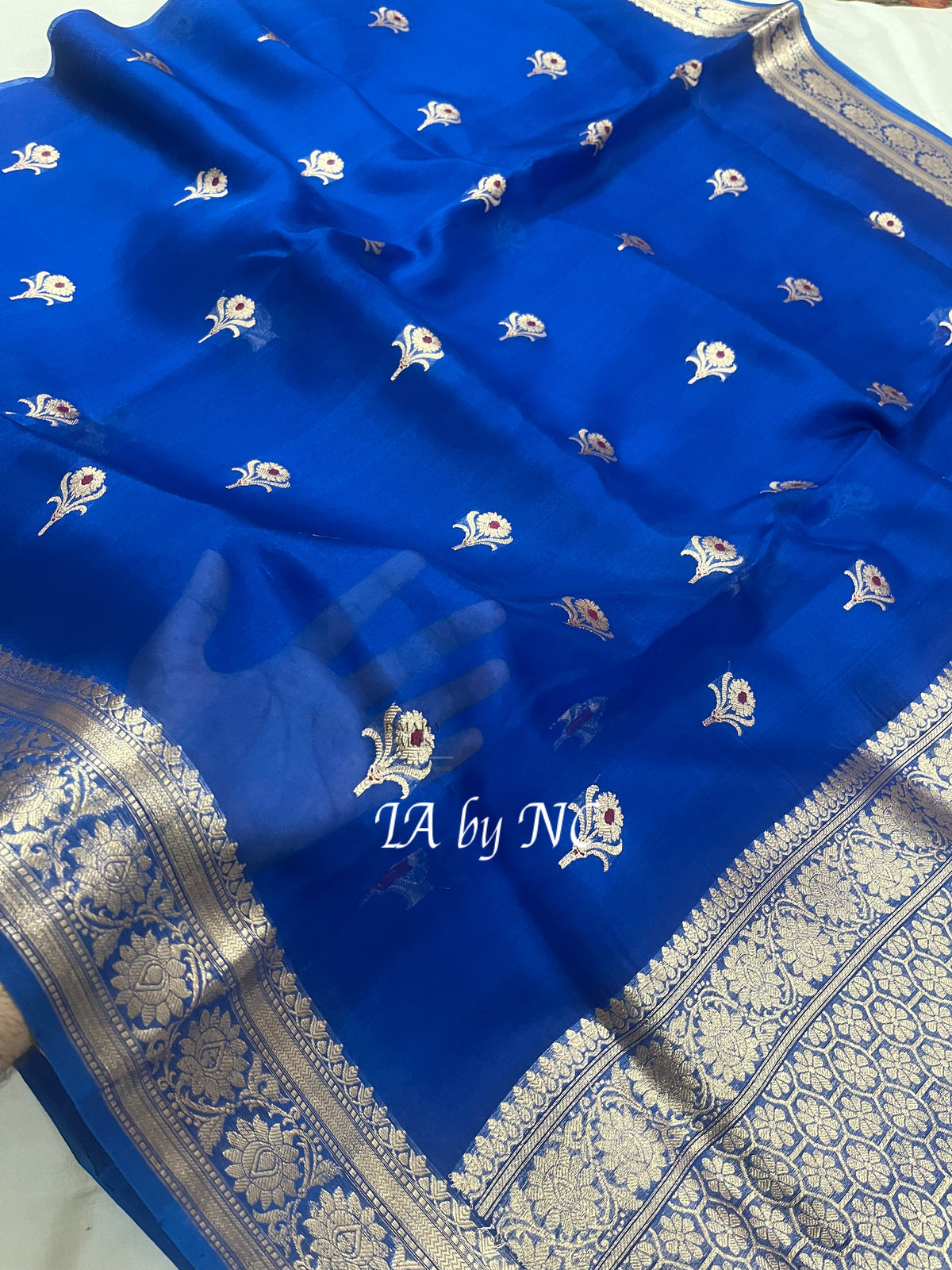 Royal Banarasi Pure Kora Silk Kadwa Saree