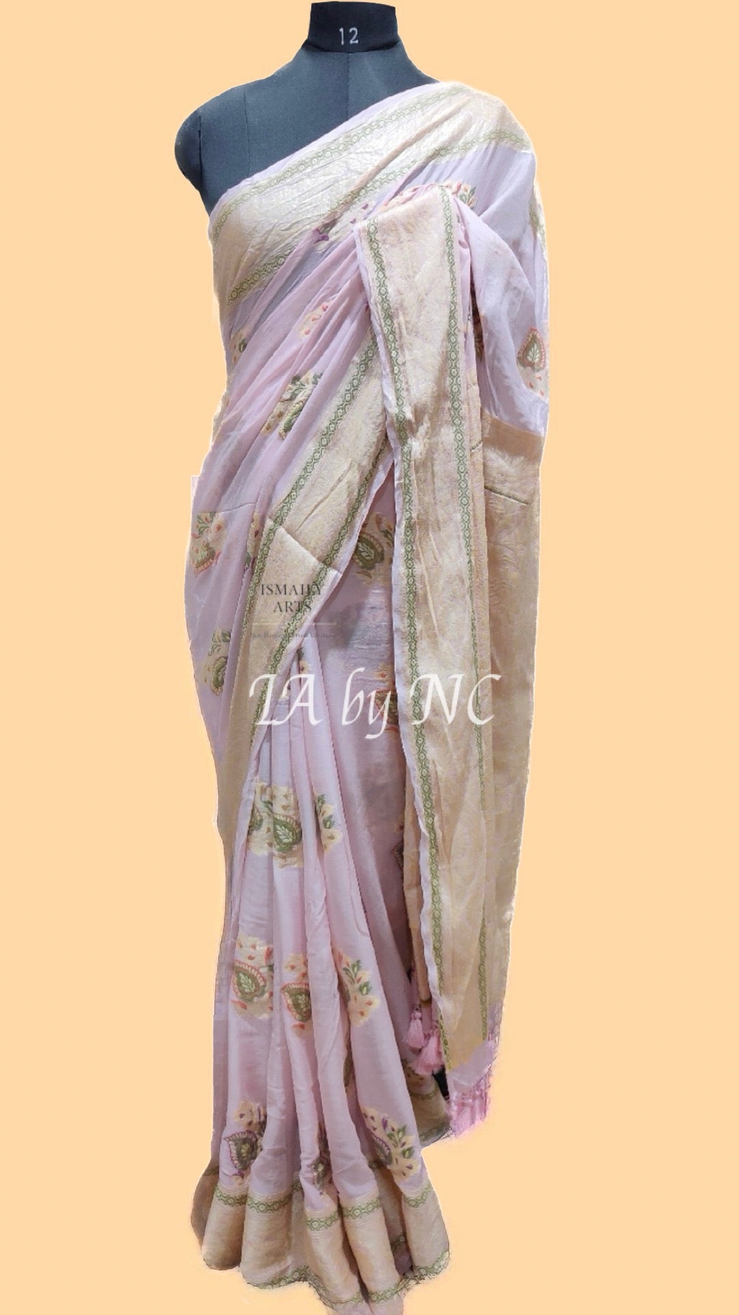 Baby Banarasi Pure Crepe Georgette Saree