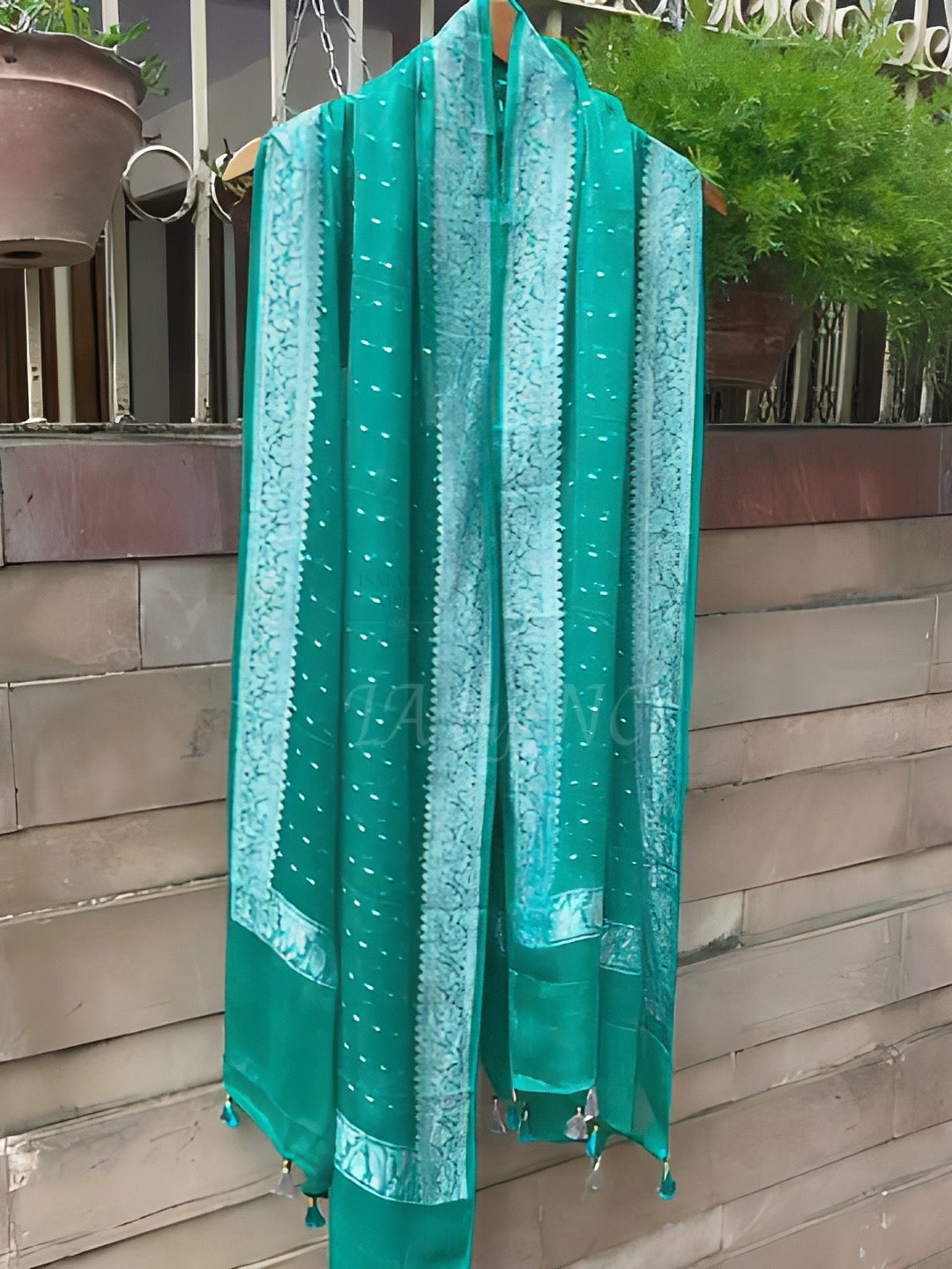 Jungle Banarasi Pure Khaddi Georgette Dupatta