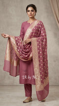 Indian Banarasi Pure Khaddi Georgette Dupatta