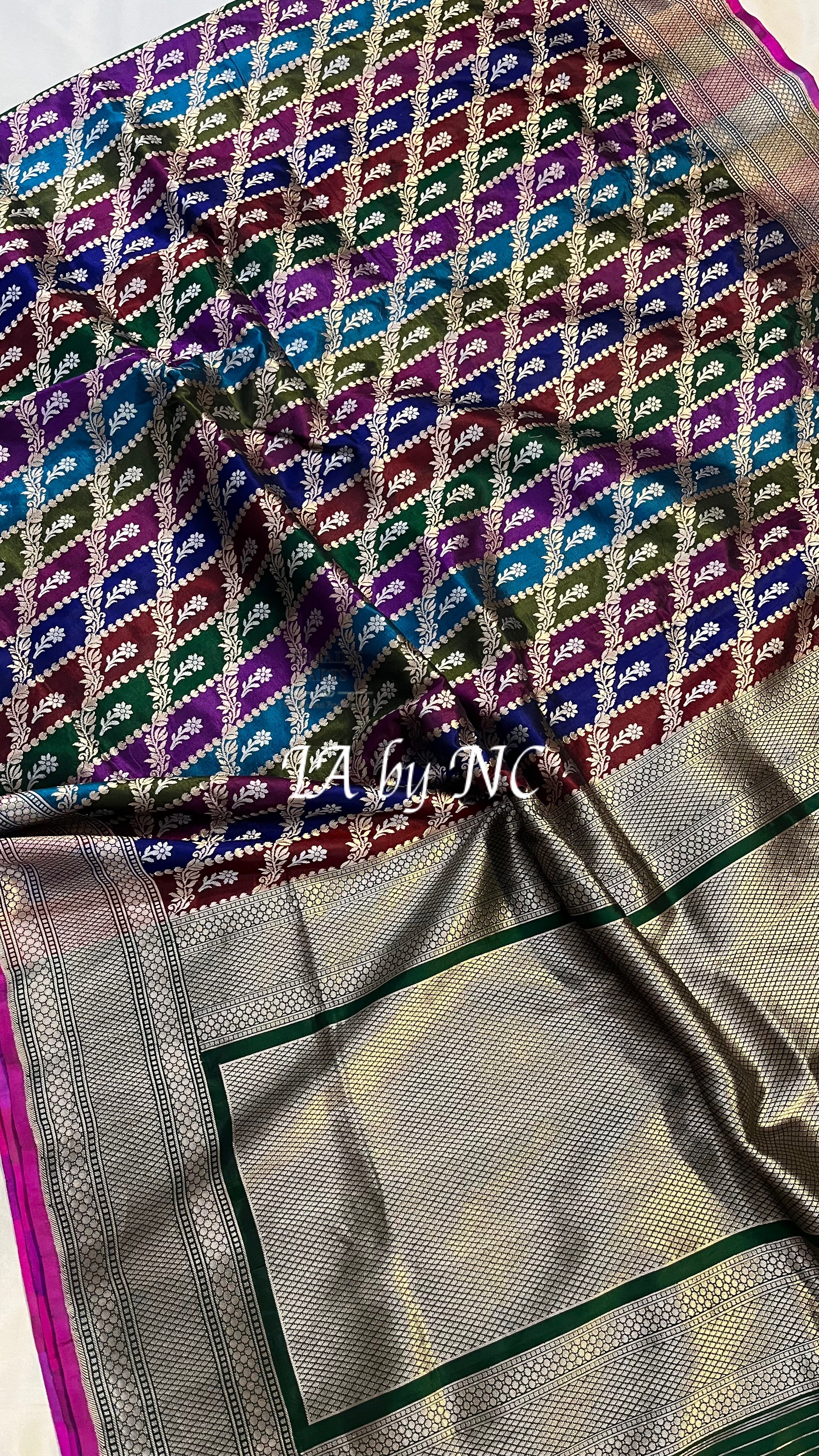 Sacramento Banarasi Pure Katan Silk Rangkaat Saree