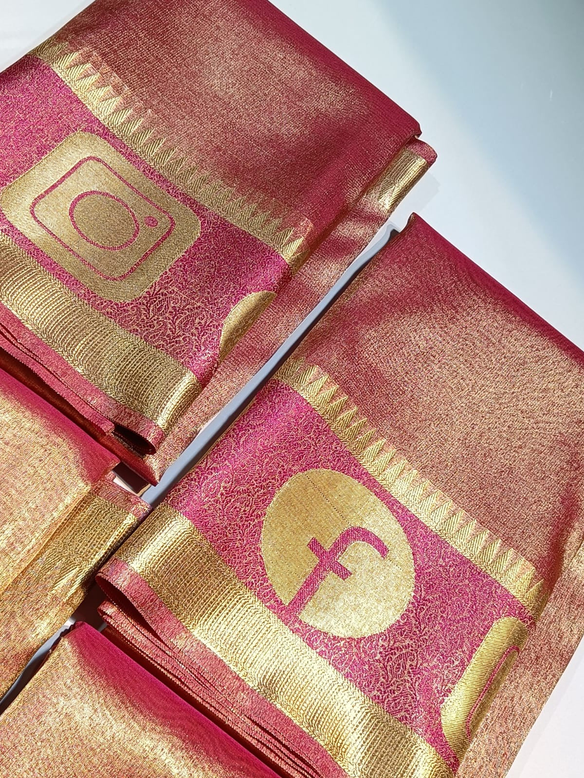 Banarasi Tissue Silk Social Media Saree