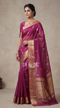 Fandango Banarasi Pure Kora Silk Kadwa Saree