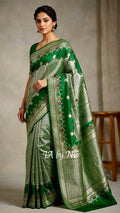Sacramento Banarasi Pure Khaddi Tussar Georgette Designer Saree