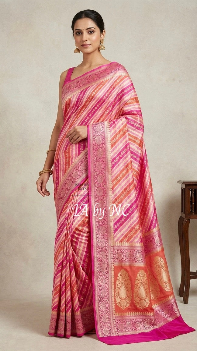 Punch Banarasi Pure Chiffon Georgette Saree