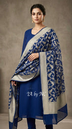 Space Banarasi Pure Khaddi Georgette Dupatta