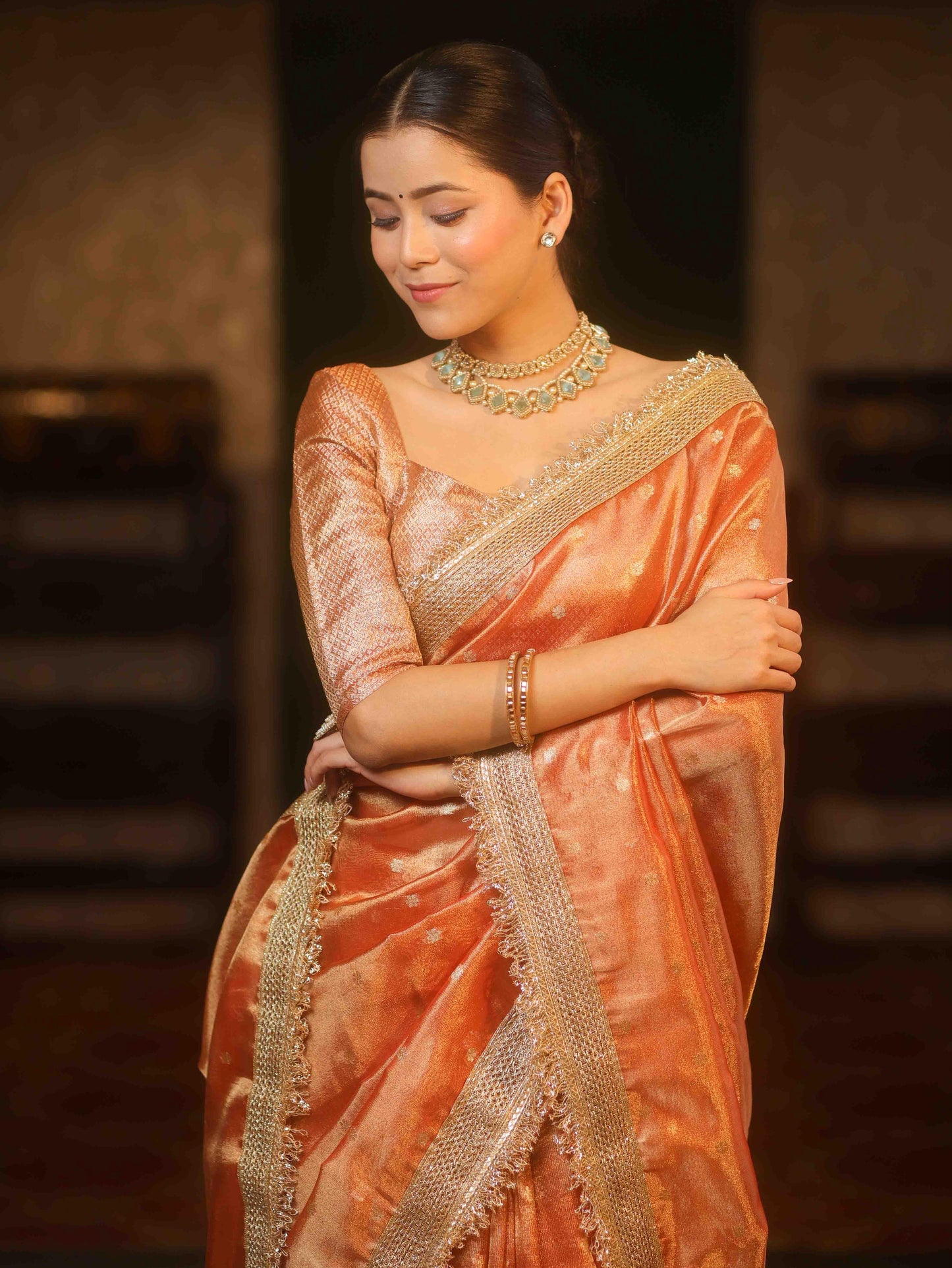 Banarasi Blend Tissue Silk Saree
