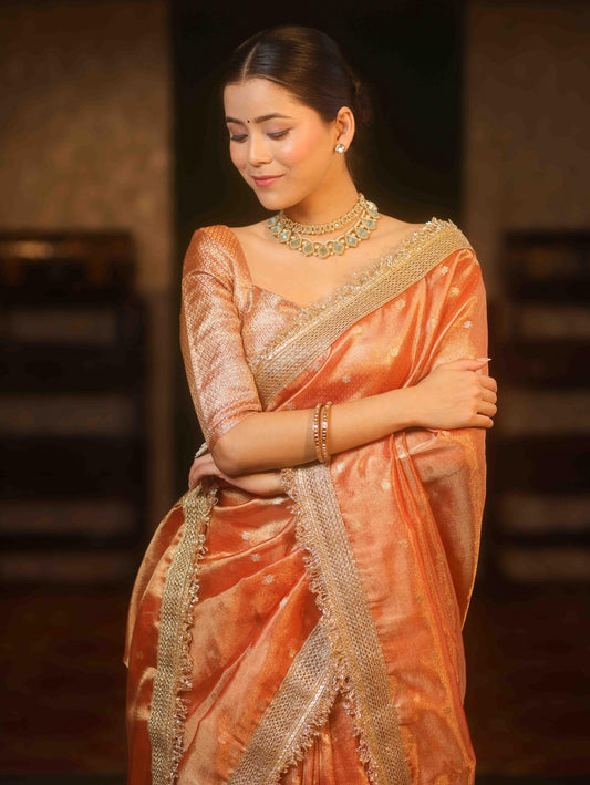Banarasi Blend Tissue Silk Saree