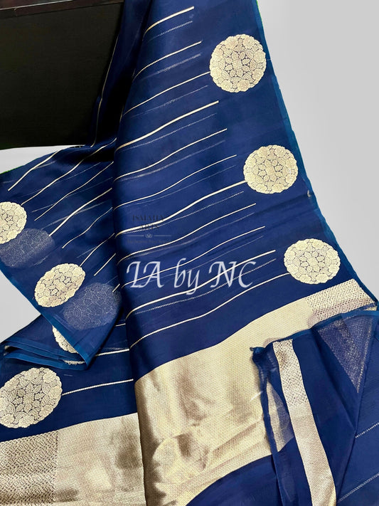 Space Banarasi Pure Kora Organza Kadwa Saree