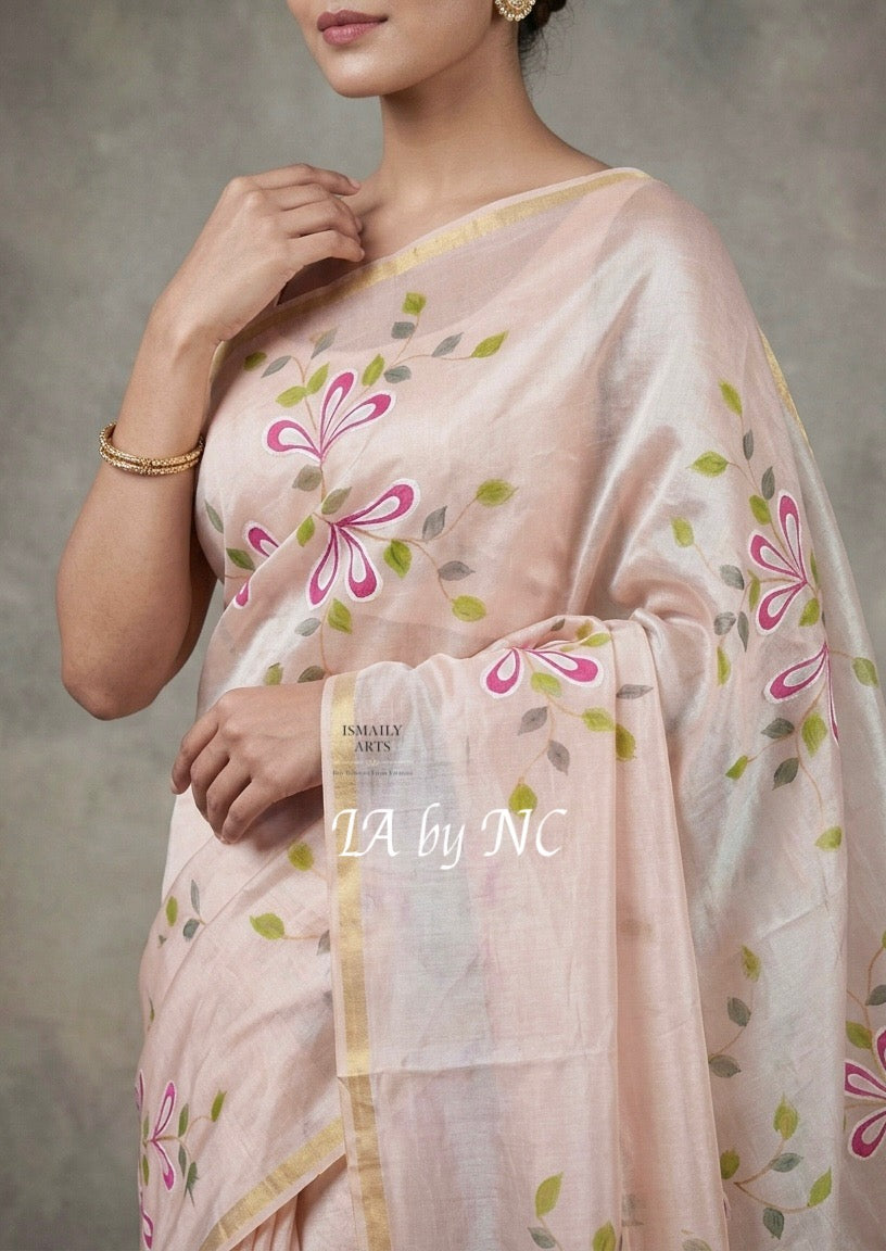 Baby Banarasi Pure Kora Organza Saree