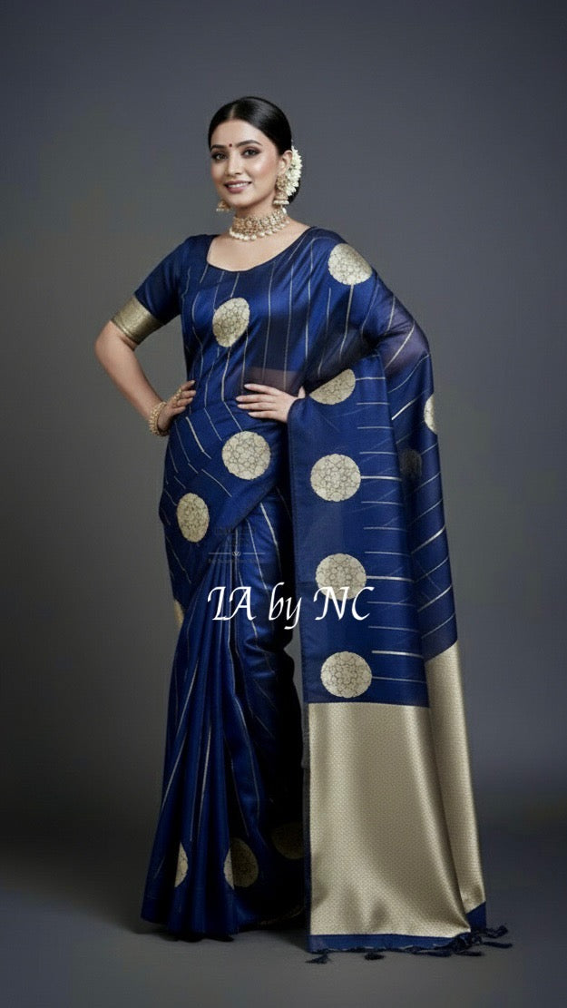 Space Banarasi Pure Kora Organza Kadwa Saree