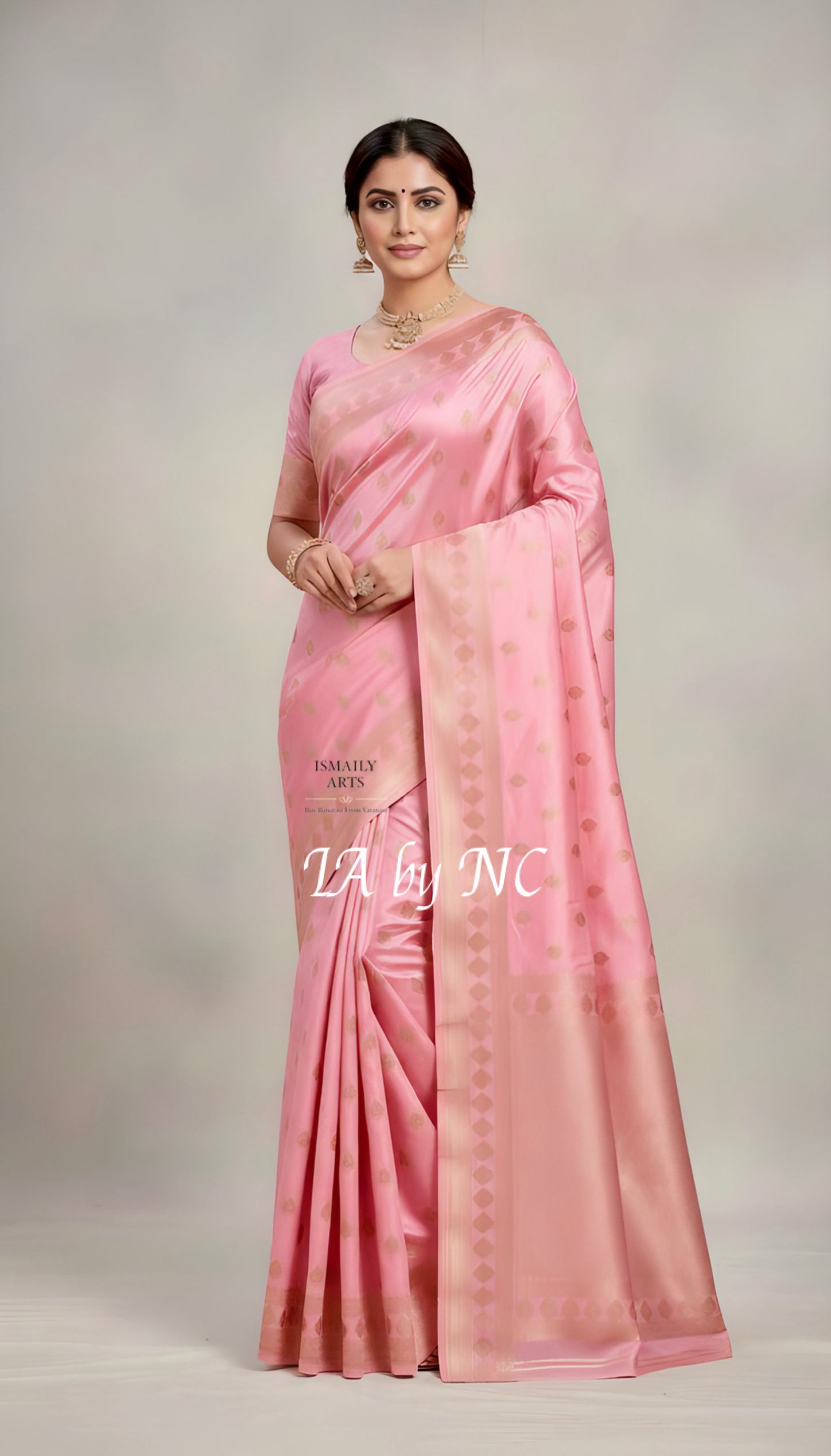Baby Banarasi Mashru Katan Silk Saree