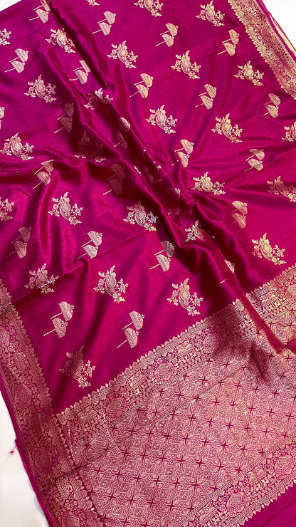 Banarasi Blend Pure Mashru Silk Saree