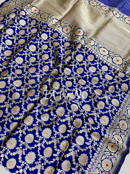 Royal Banarasi Pure Katan Silk Meenakari Pattu Saree