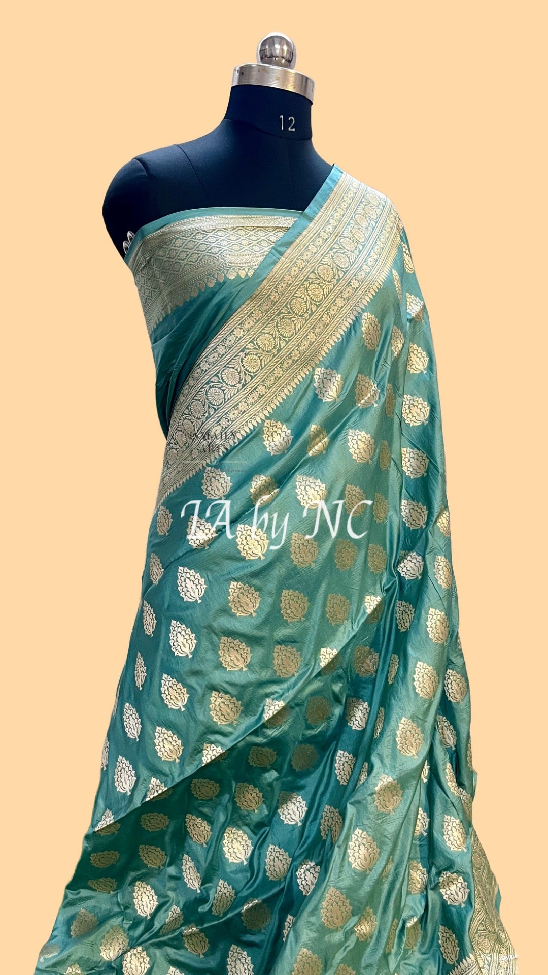 Jungle Banarasi Pure Katan Silk Pattu Saree