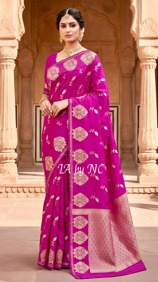 Banarasi Blend Georgette Silk  Saree