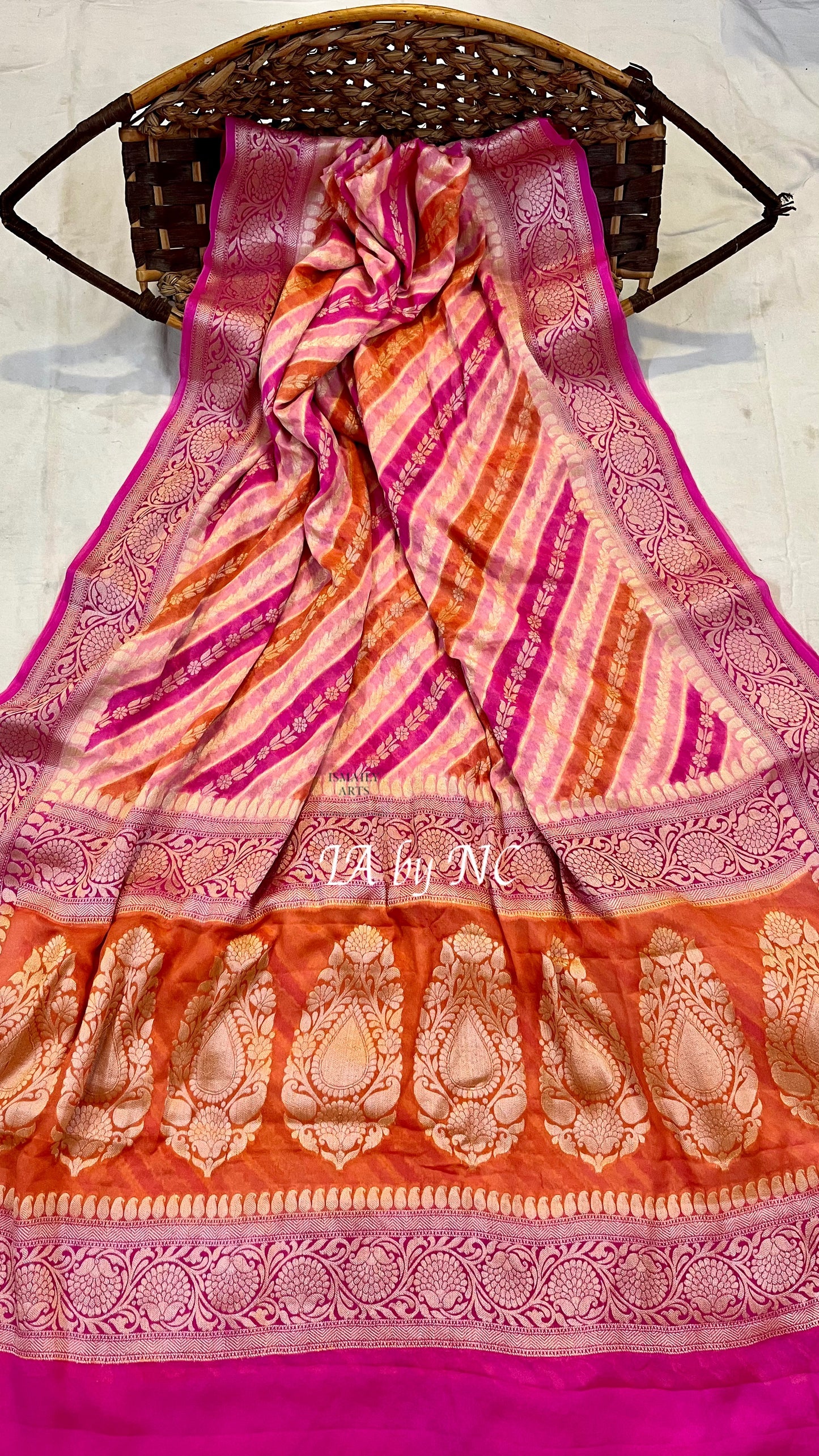 Punch Banarasi Pure Chiffon Georgette Saree