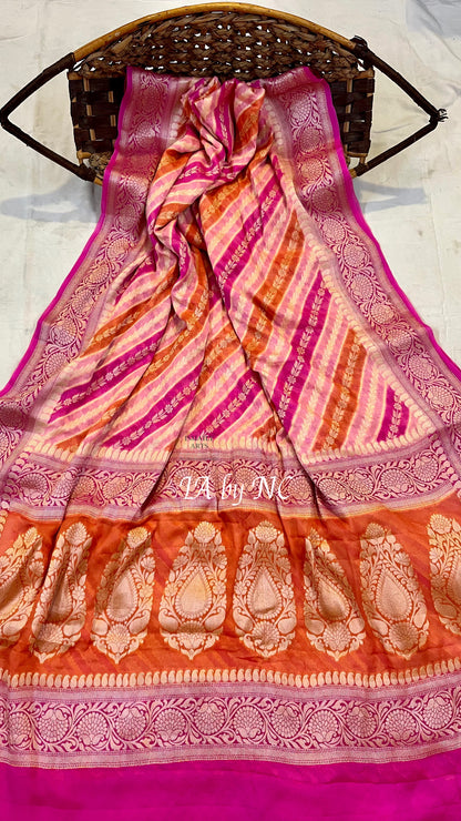 Punch Banarasi Pure Chiffon Georgette Saree