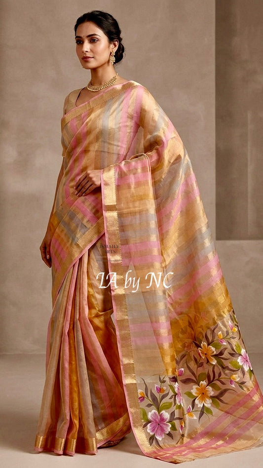 Rani Banarasi Pure Tissue Silk Saree