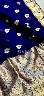 Space Banarasi Pure Kora Silk Kadwa Saree