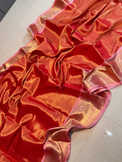 Banarasi Blend Tissue Brocade Saree