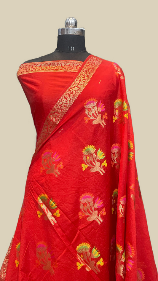 Banarasi Blend Khaddi Georgette Tilfi Saree