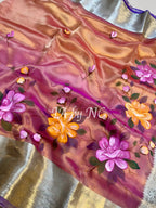 Hot Banarasi Pure Tissue Silk Saree