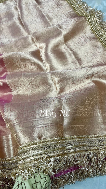 Punch Banarasi Pure Tissue Silk Saree