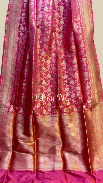 Punch Banarasi Pure Katan Silk Pattu Saree