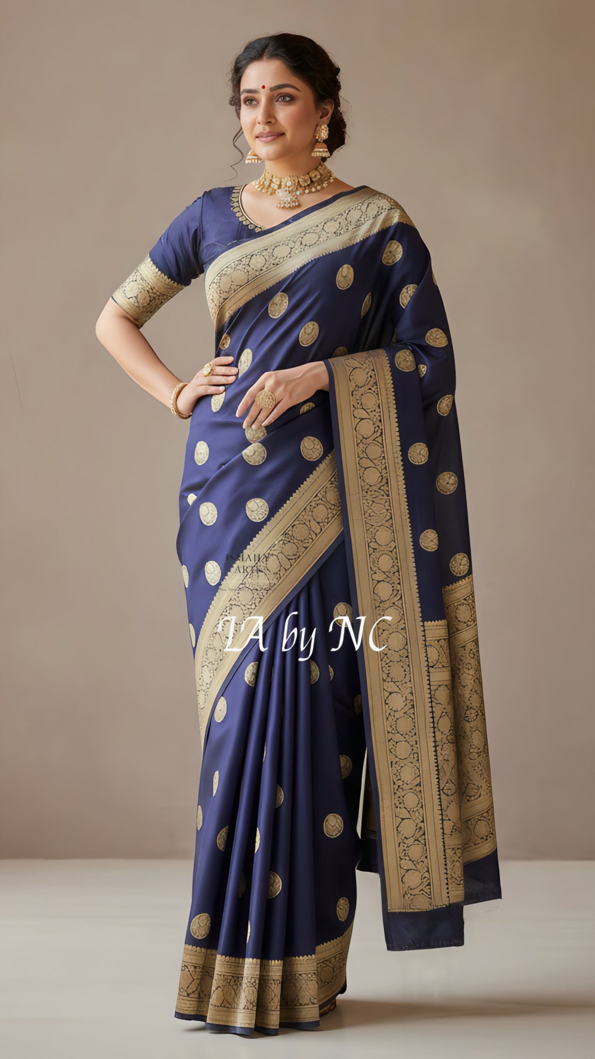 Space Banarasi Pure Kora Silk Kadwa Saree