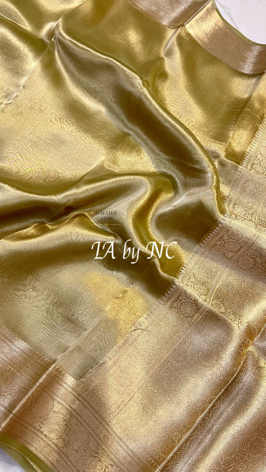 Trombone Banarasi Pure Tissue Silk Saree