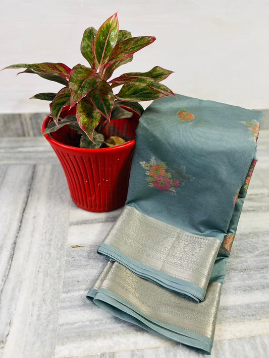 Banarasi Blend Khaddi Georgette Tilfi Saree