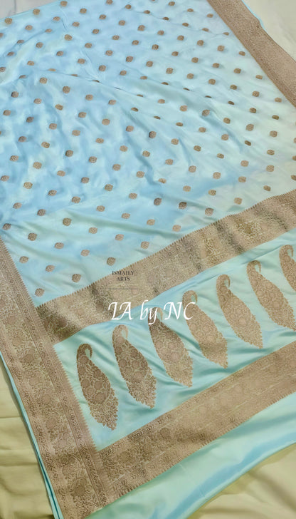 Baby Banarasi Mashru Katan Silk Saree