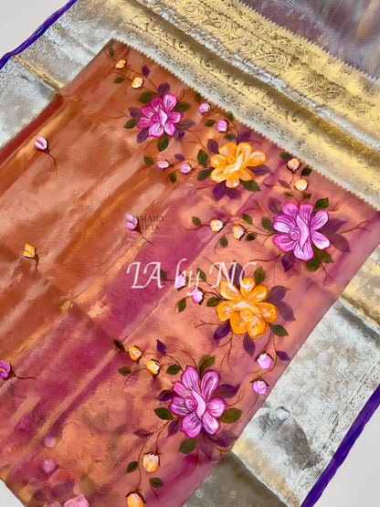 Hot Banarasi Pure Tissue Silk Saree