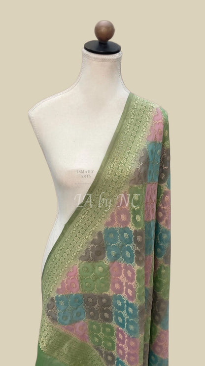 Banarasi Pure Khaddi Georgette Tissue Dupatta