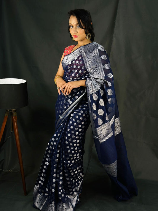 Banarasi Blend Khaddi Georgette Saree
