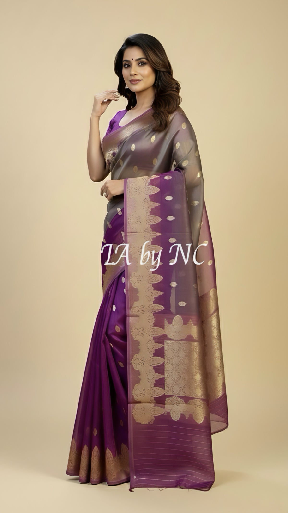 Banarasi Pure Kora Silk Kadwa Saree